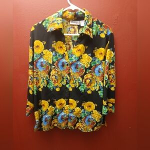 Joanna Vintage Floral Button Up